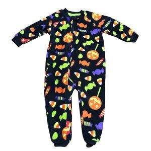 NWOT Celebrate Halloween Sleeper sz 6-9 mth candy & pumpkins